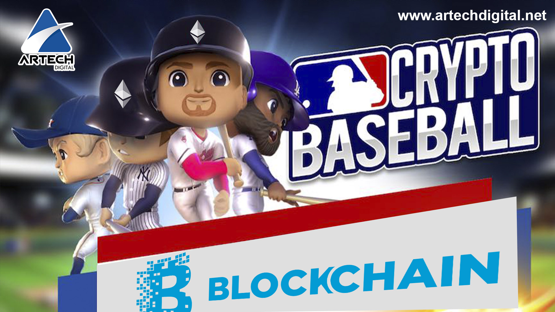 La tecnología Blockchain llega al Béisbol de las Grandes Ligas, con su “MLB Crypto Baseball”
