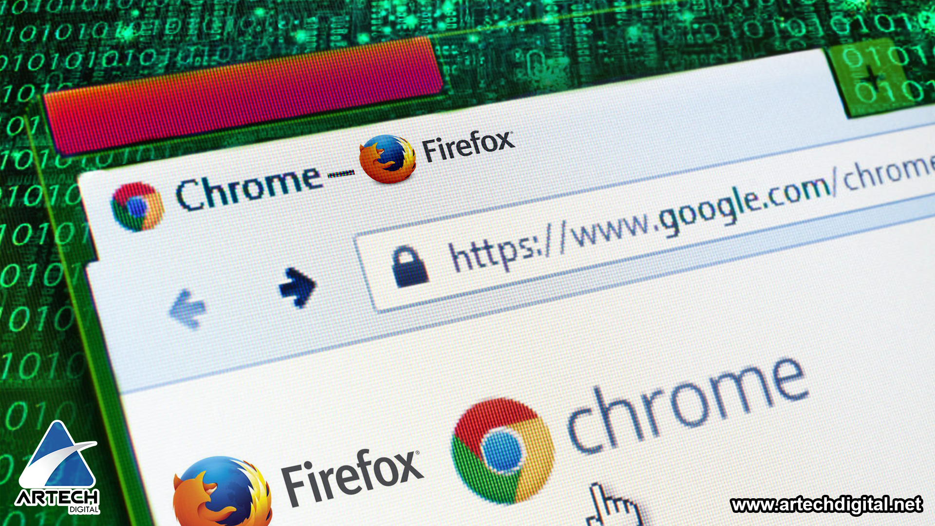 Malware - Chrome - firefox - Artech Digital
