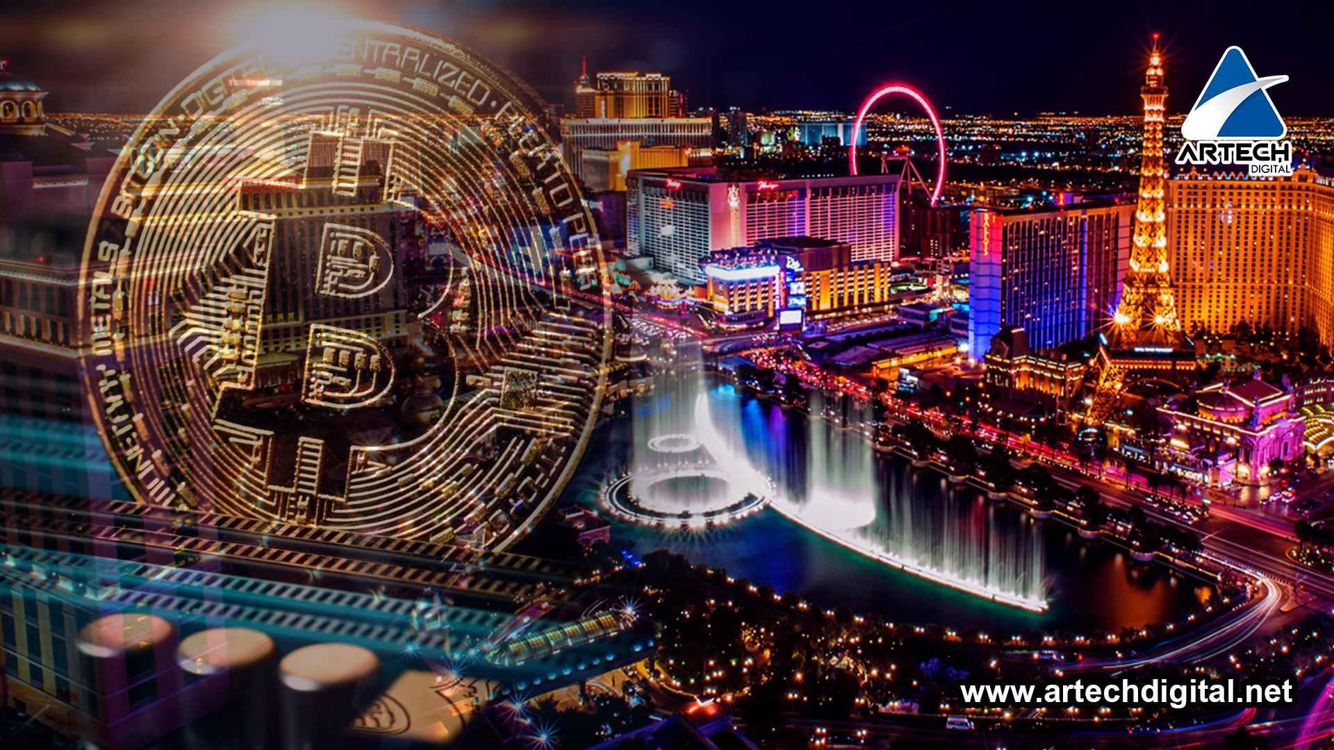El Bitcoin y la Tecnología Blockchain se apoderarán de Las Vegas