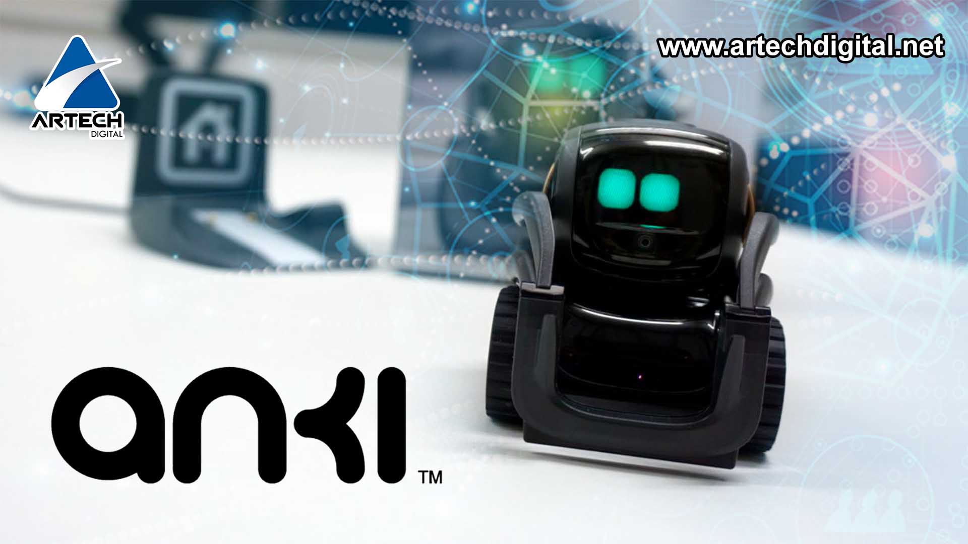 undertrykkeren korn Værdiløs Anki Vector the mini robot that talks, takes pictures and recharges itself.