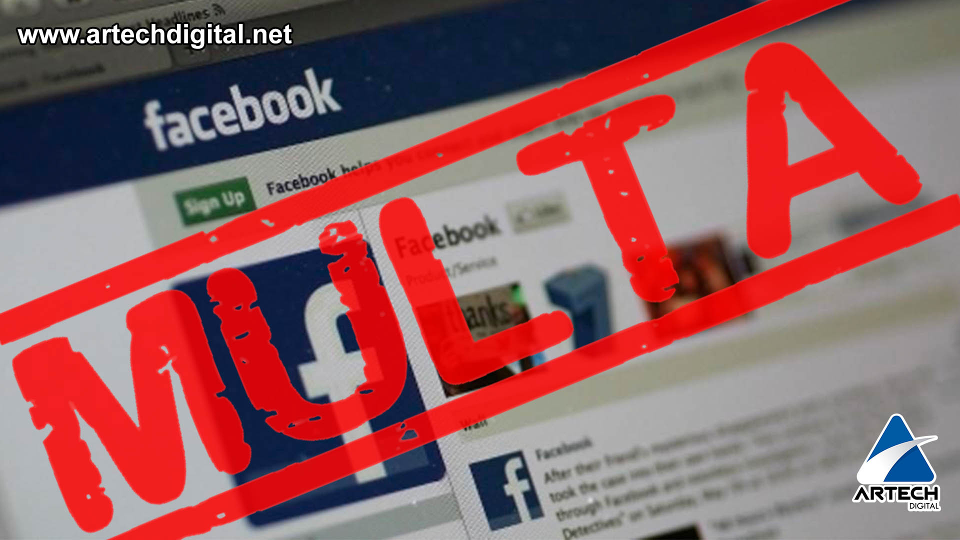 Facebook ha sido multada por no proteger los datos de sus usuarios
