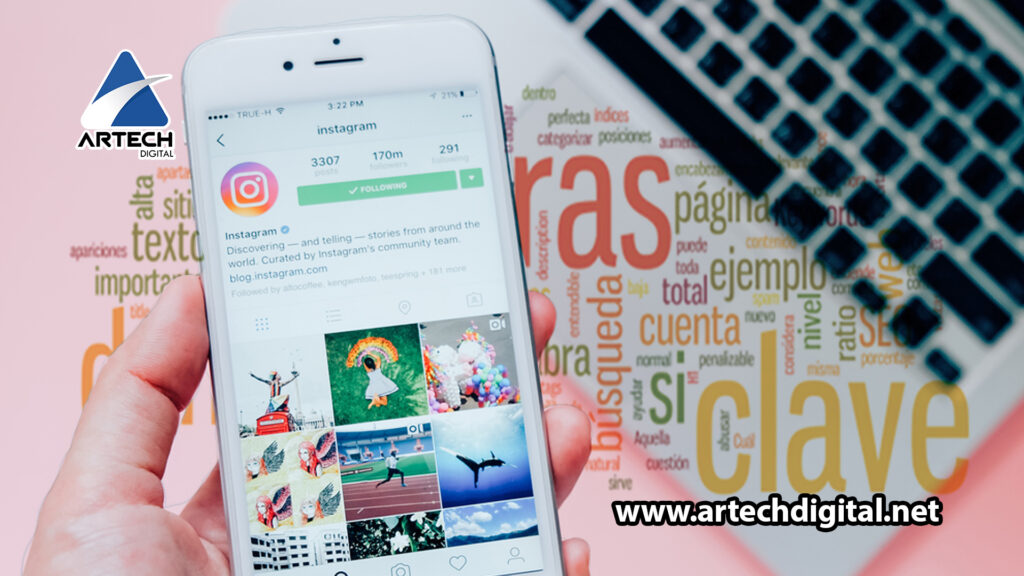 Búsqueda por palabra clave en Instagram - Artech Digital