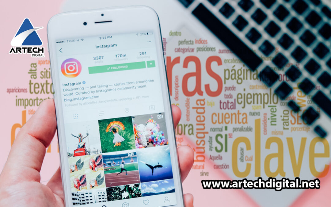 Búsqueda por palabra clave en Instagram - Artech Digital